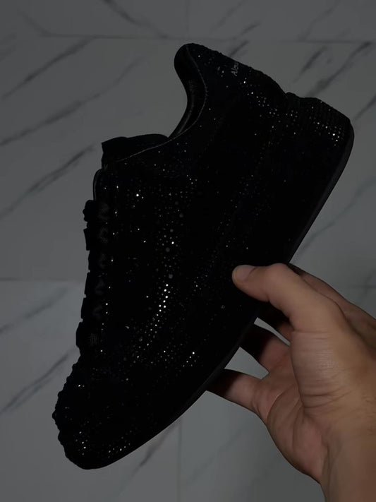 Crystal-embellished Chunky-soled Sneakers