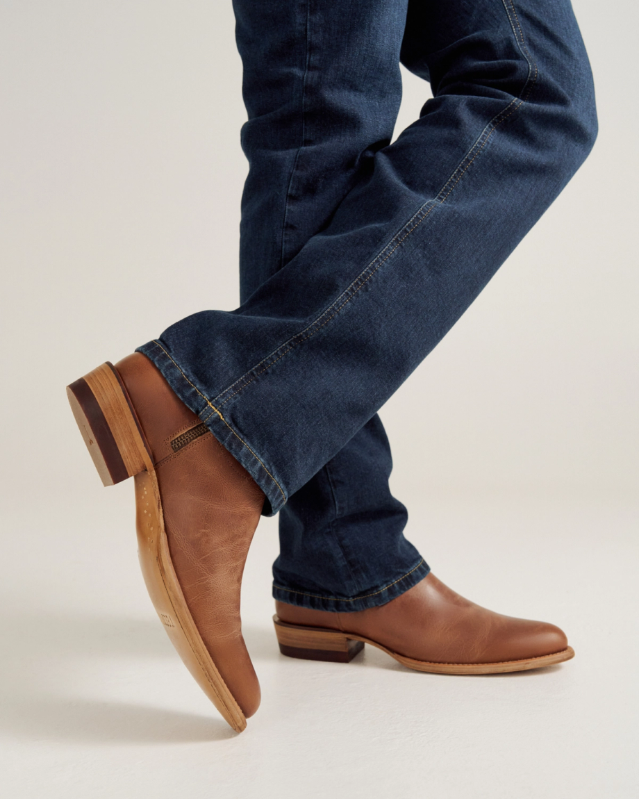 Men's Retro Goatskin Boots