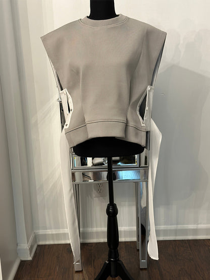 Tassels Side Knitted Vest