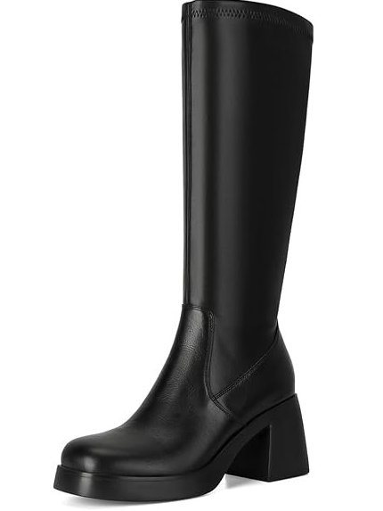 Women's Chunky Platform Knee-High Boots