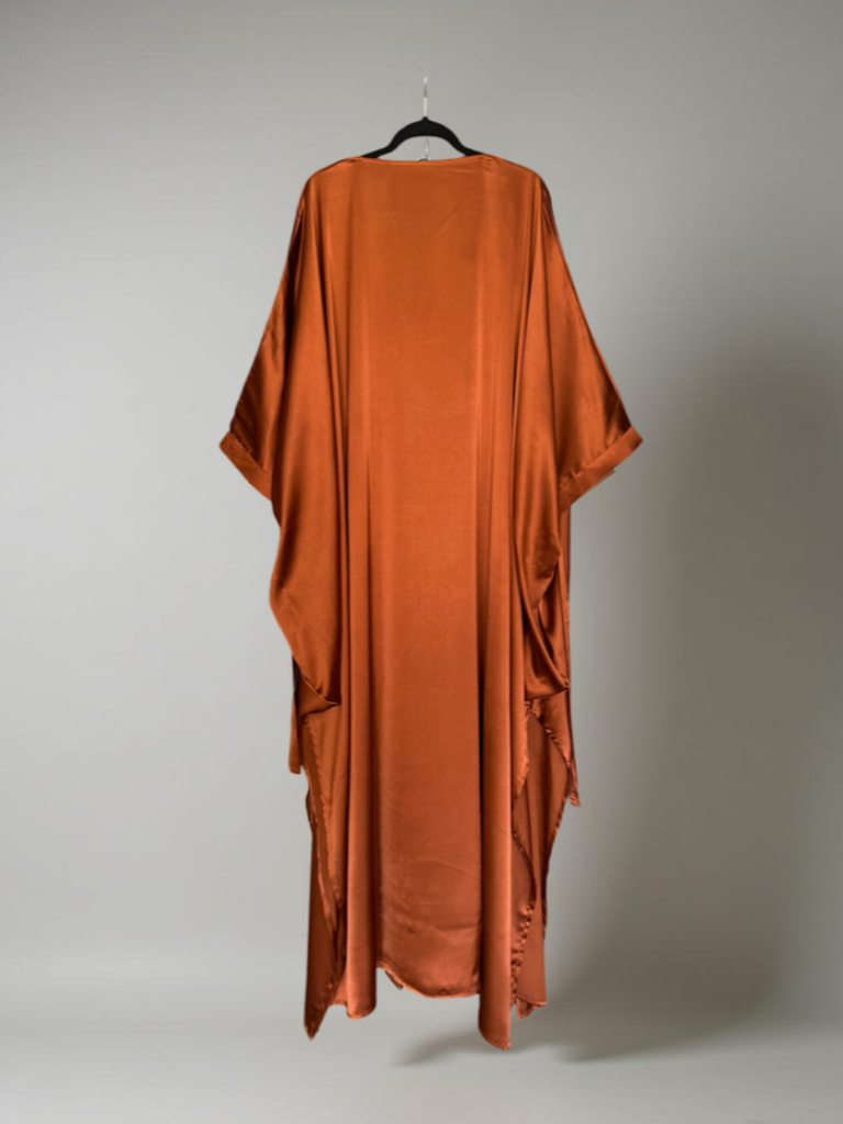 V-neck Long-sleeved Loose Dress