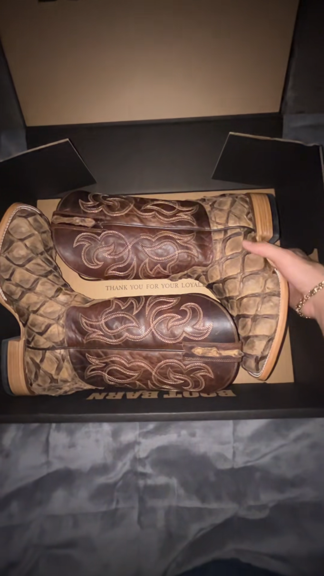 Men's Pirarucu Exotic Boots