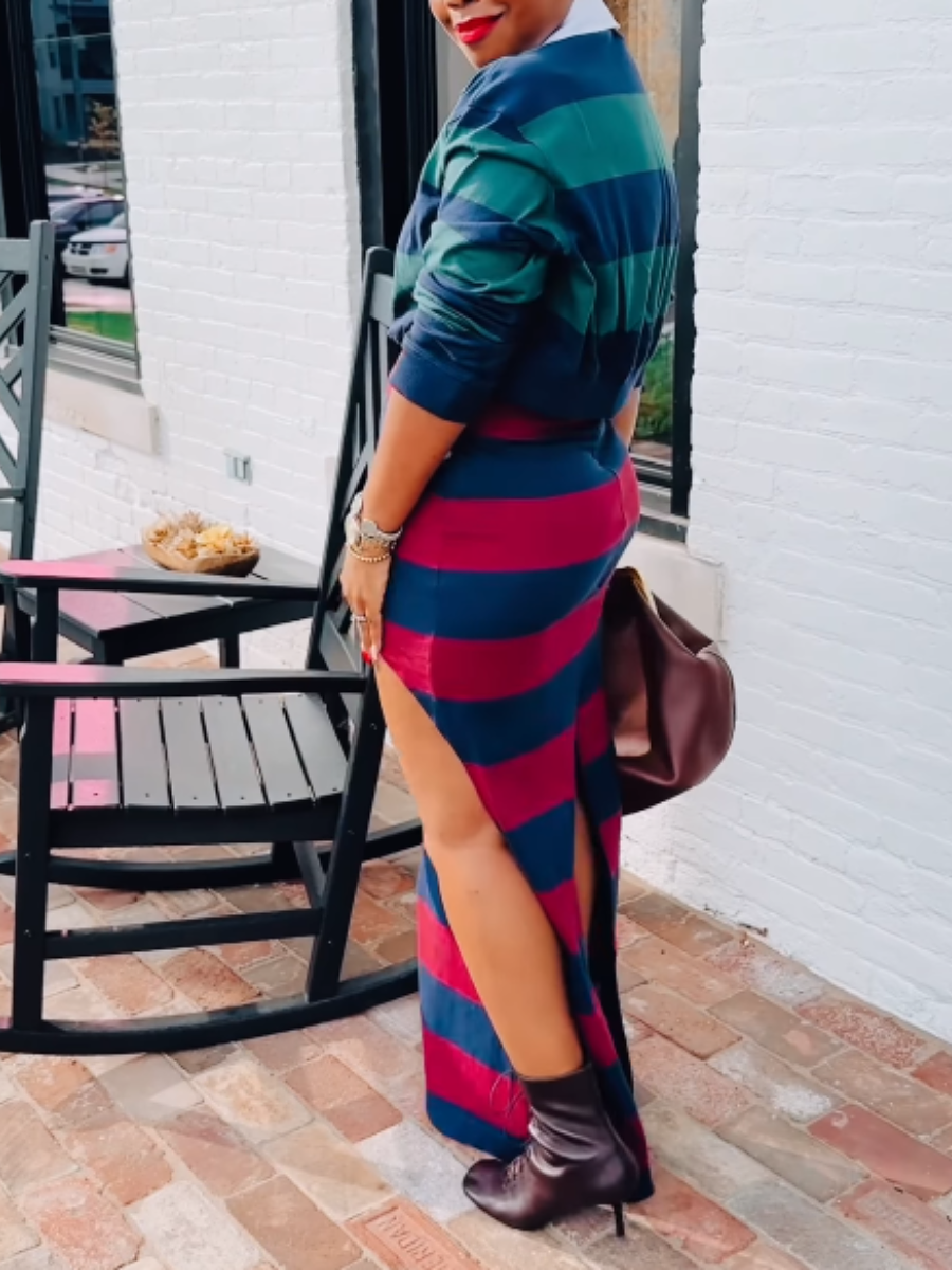 Striped Suit