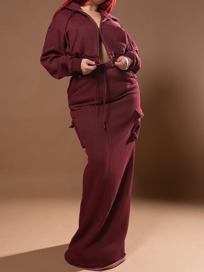 (🎁 Buy 2, free shipping!🔥) Fashion Cargo Skirt Two Pieces Set