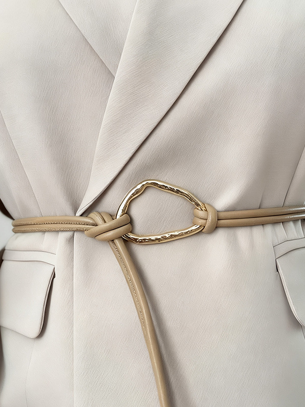 Adjustable PU Leather Belt