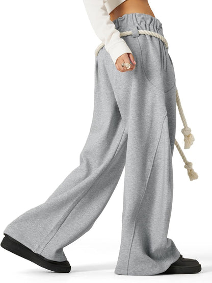 Loose Casual Sweatpants Straight Machete Pants