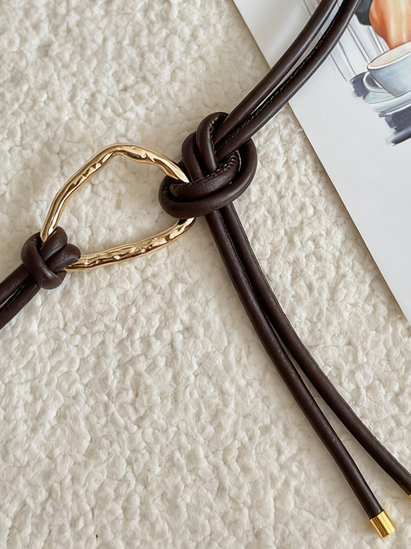 Adjustable PU Leather Belt