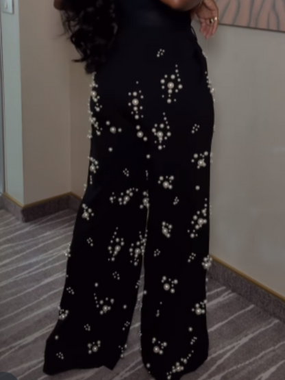 Pearls Inlaid Pants