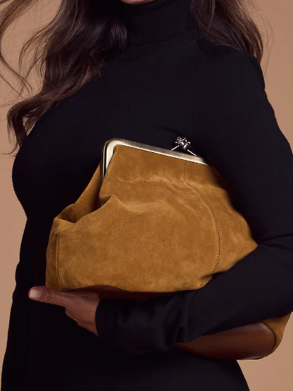 Women's Suede Detachable Shoulder Bag