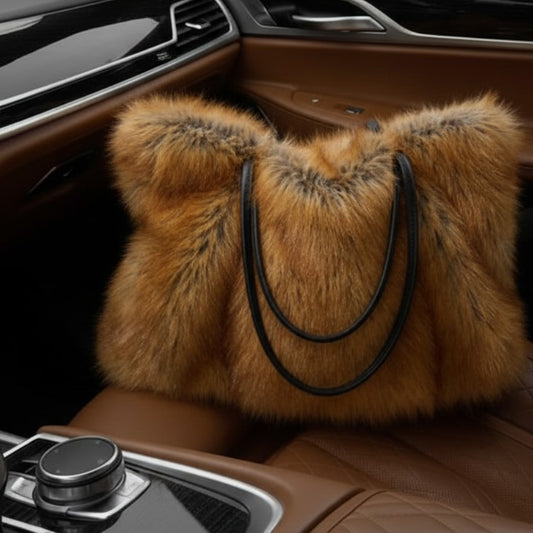 Fashion Oversize Faux Fur Bag