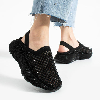 Rhinestone Sparkle Hollow Out Sandals