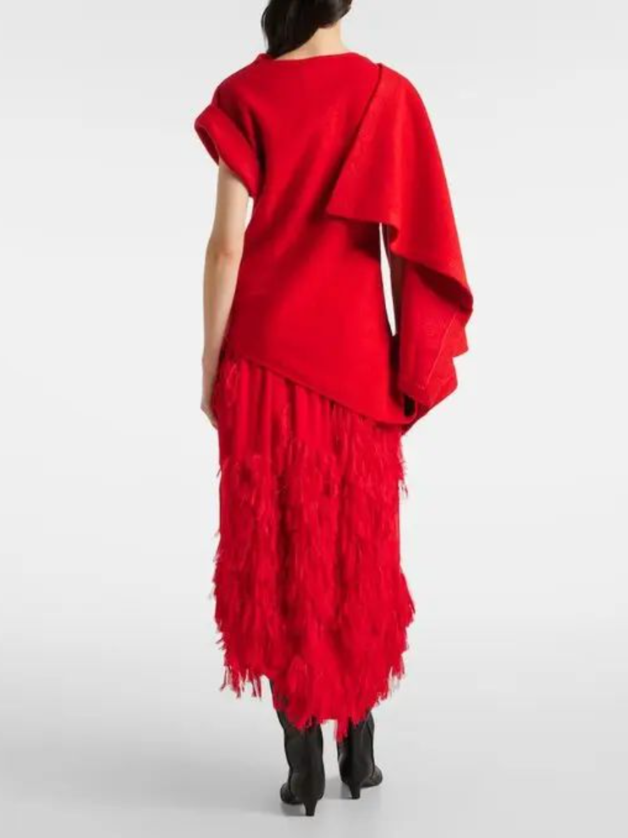 Asymmetrical Draped Top