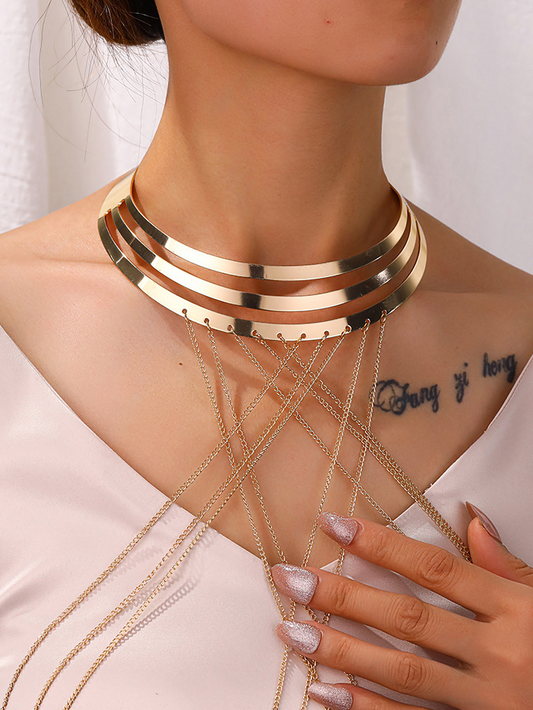 Fringe Pendant Necklace