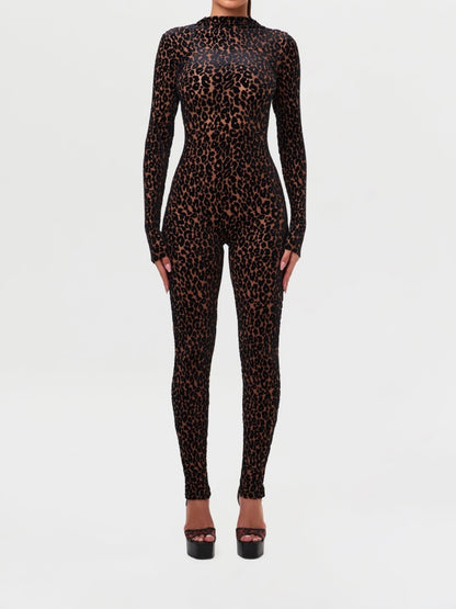 Leopard Print Jumpsuit