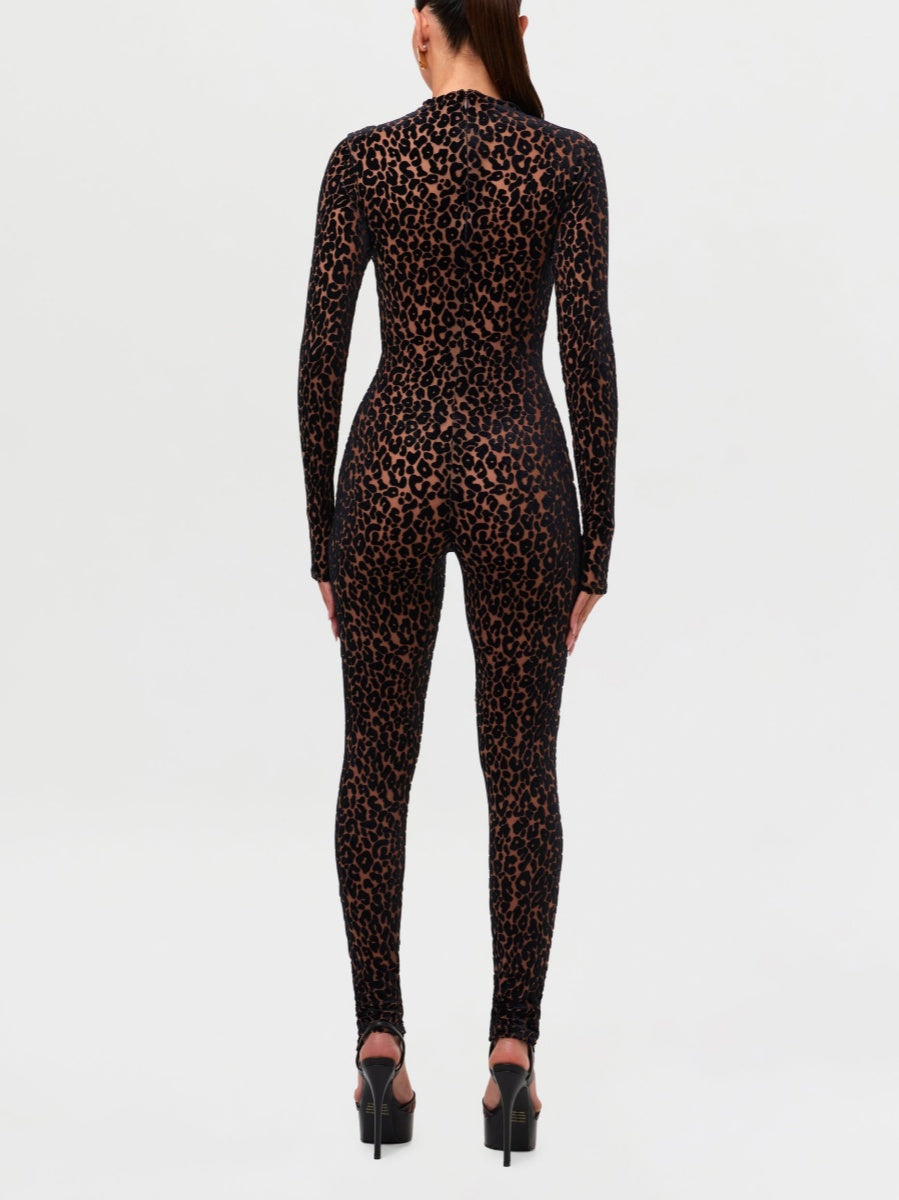Leopard Print Jumpsuit