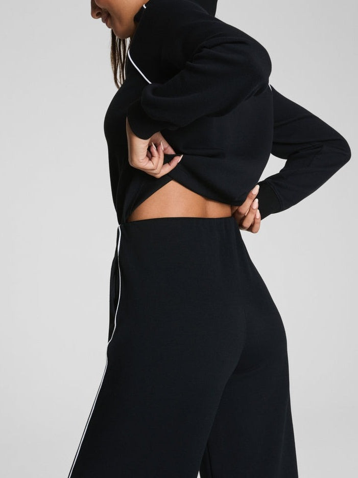 Half-zip Long-sleeved Jumpsuit