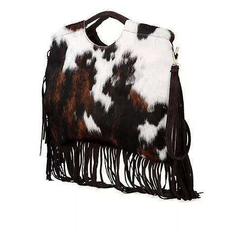 Suede Fringe Handbag