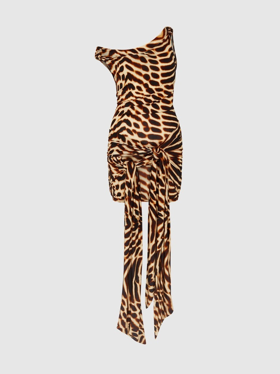 Animal Print Mini Dress