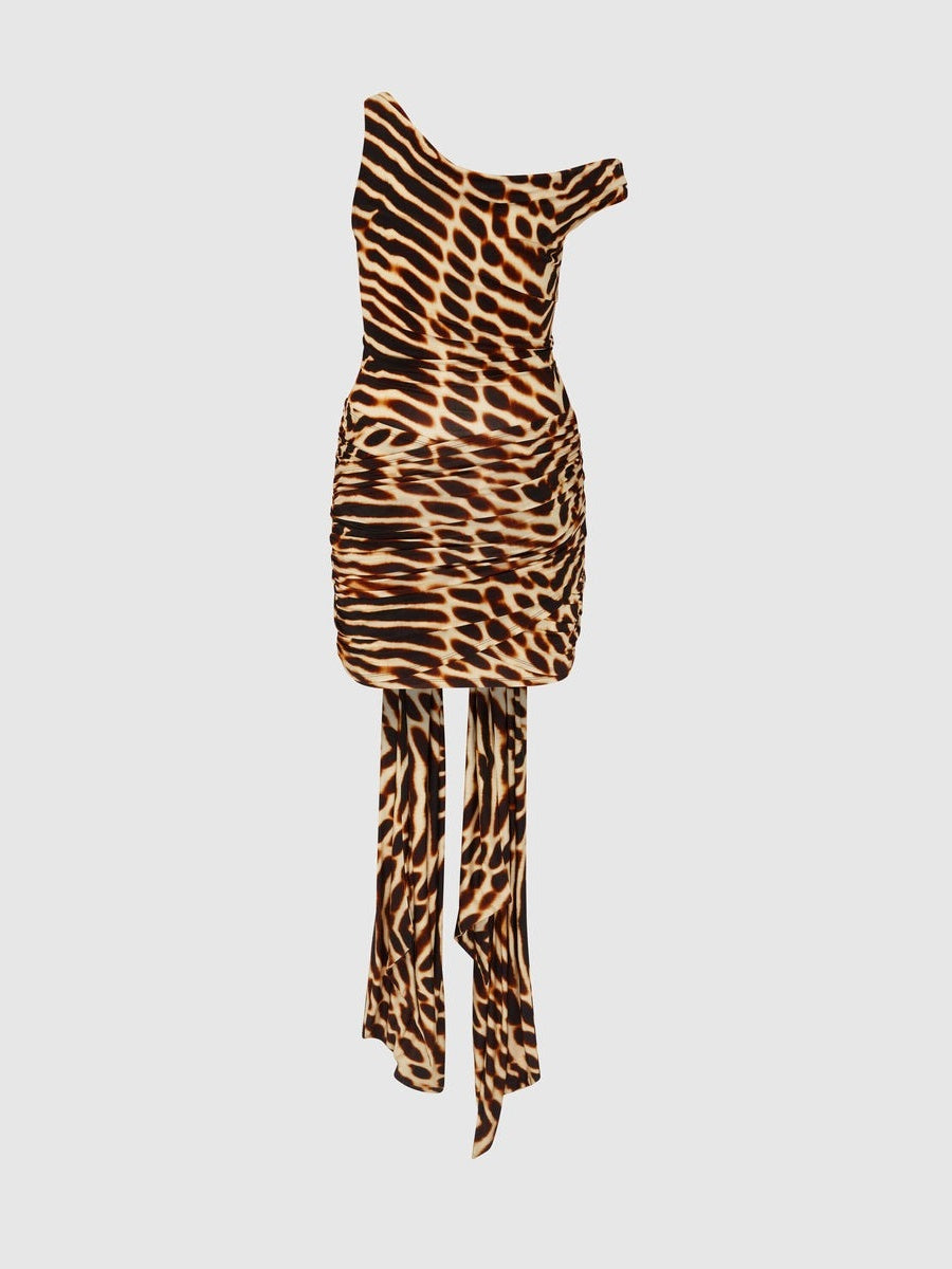 Animal Print Mini Dress