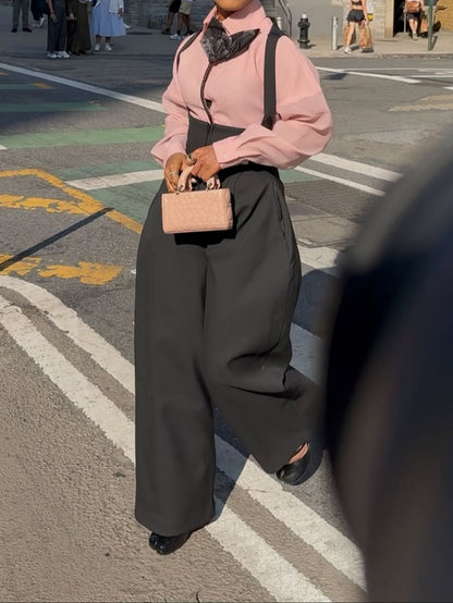 Suspender Rounded Corset Pants