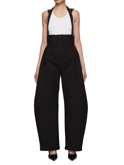 Suspender Rounded Corset Pants