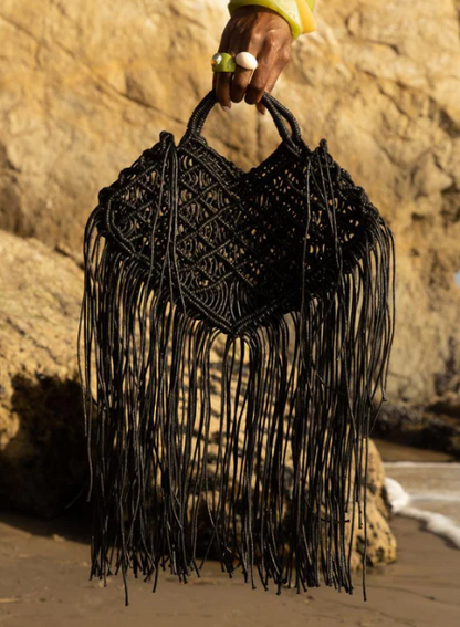 Fringe Tote Clutch