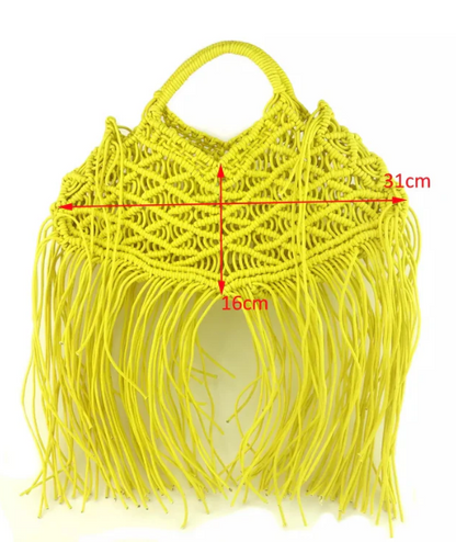 Fringe Tote Clutch