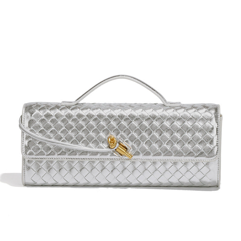 Hand-woven Soft PU Leather Bag