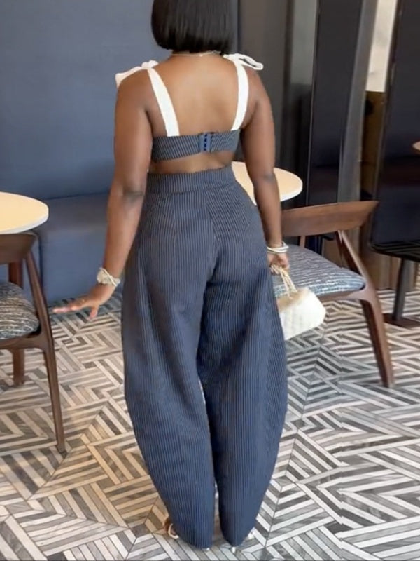 Striped Suit