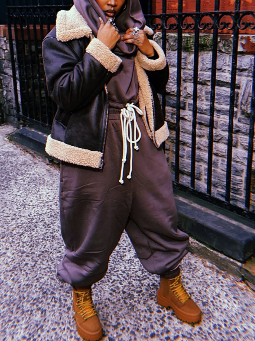 Casual Jogging Pants Two-pieces Set