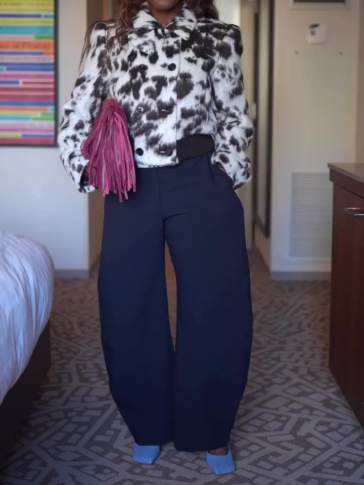 Cow Print Jacket