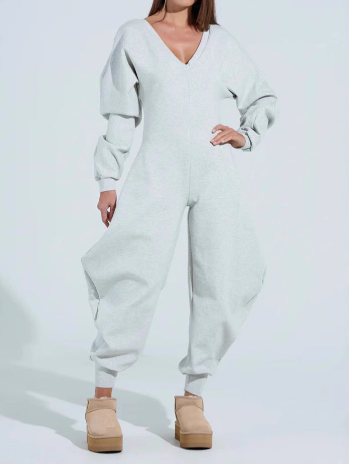 Comfy Cozy Sweatshirt Jumpsuit