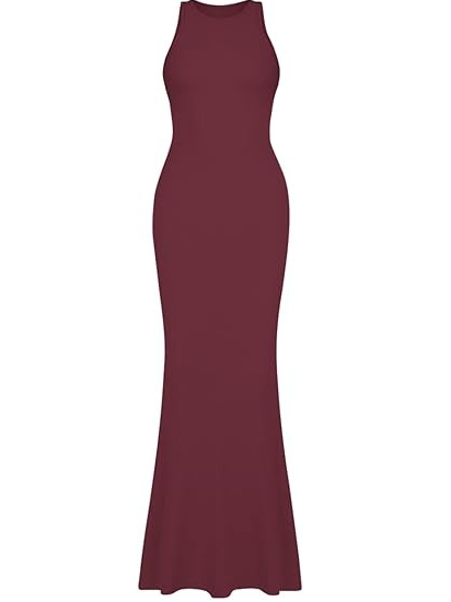 Women's  Elegant Sleeveless Bodycon Maxi Dress