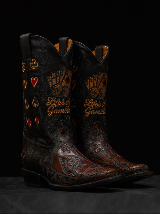 Men's Square Toe Gamble Boots