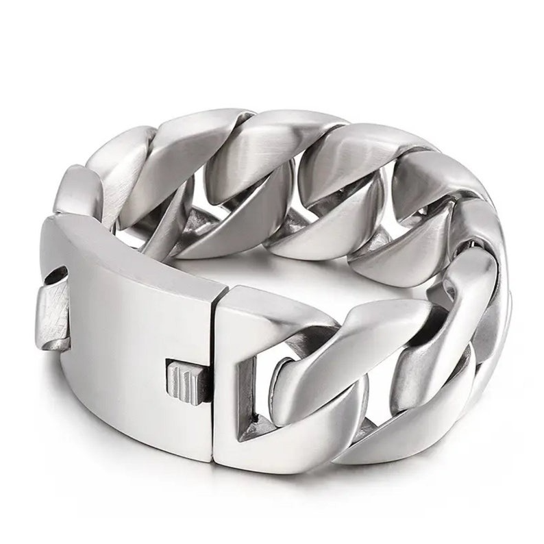 Wide Cuban Bracelet