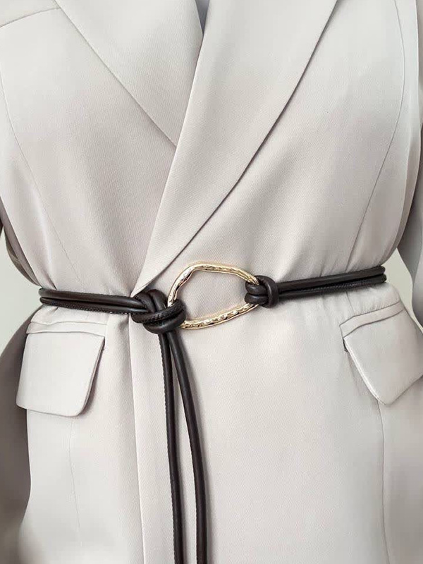 Adjustable PU Leather Belt