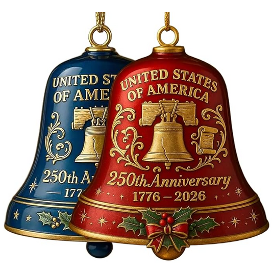 United States 250th Anniversary Bell Ornament